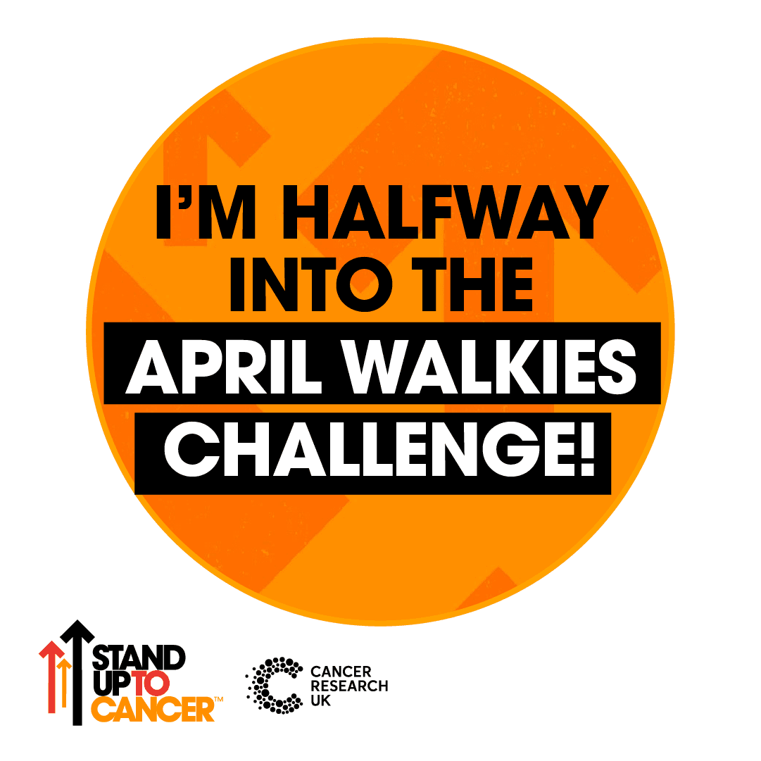 I'm halfway into the April Walkies Challenge!